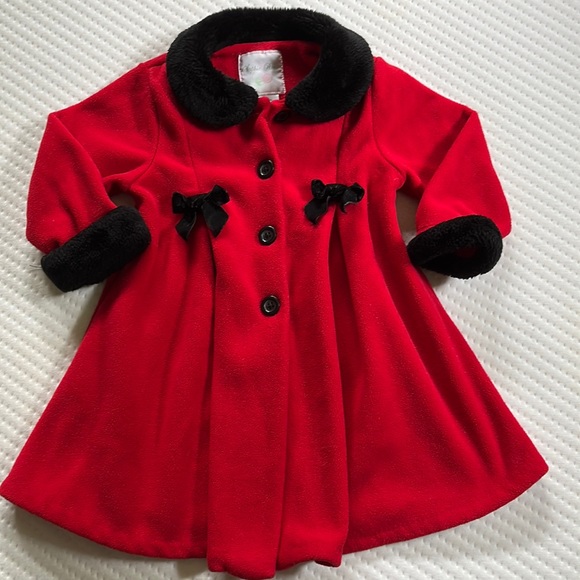 Sophie Rose Other - (Sold) Red Pea Coat
